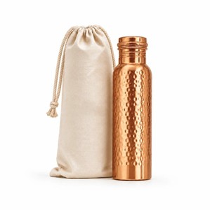 Botella de agua de cobre puro para una hidratación saludable en casa, oficina, viajes, gimnasio, fitness, uso diario al aire libre - Product Image 2