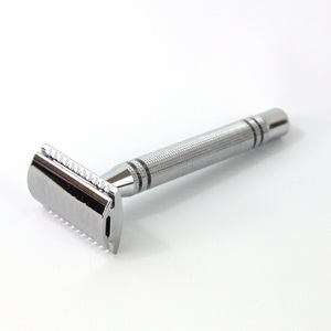 Reusable Metal Eco Biodegradable Facial Safety <b>Razor</b> and <b>Razor</b> Holder Shaving <b>Set</b> for Women - Product Image 1