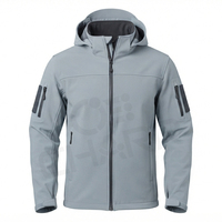 Veste tactique softshell homme toutes couleurs personnalisables, veste à capuche chaude, veste softshell imperméable, veste en polyester tissé avec doublure polaire