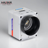 Máquina de Marcado y Corte Láser de Fibra HAUSER 20W/30W/50W, Portátil, Refrigerada por Aire, CNC, Software EZCAD2, Multifuncional, BJJ CZ