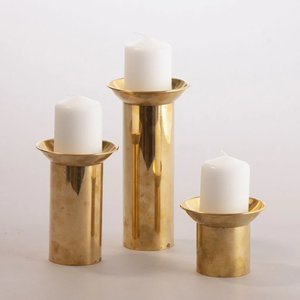 Support à bougies en laiton Royal Design, couleur or, haute qualité, décoratif pour la maison, avec personnalisation possible. - Product Image 1