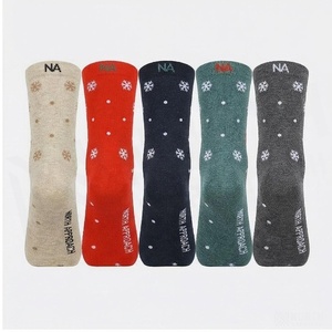 North Approach Christmas Crew <b>Socks</b> Set With Gingerbread Penguin Snowman Santa <b>Bear</b> Patterns For Adults Winter Casual Wear - Product Image 2