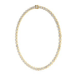Impresionante Collar de Diamantes Cultivados en Laboratorio en Oro Rosa de 10K con Múltiples Formas, 24.54 CTW, 16 Pulgadas - Product Image 3