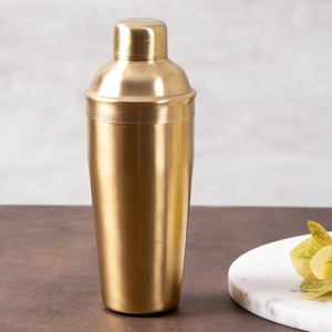 Shaker à cocktails professionnel en acier inoxydable, trois pièces, accessoire polyvalent pour la mixologie et le bar - Product Image 2