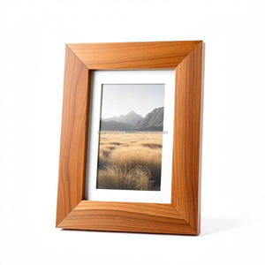 Cadre Photo en bois de qualité supérieure fabriqué à la main en bois d'acacia affichage de table idéal mariages famille Photos décor de bureau - Product Image 1