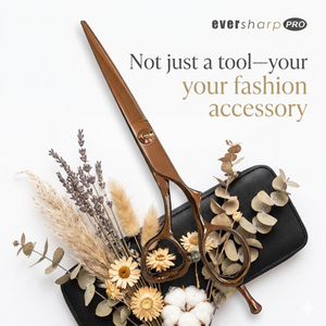 Ciseaux de coiffure professionnels Eeversharp PRO en acier japonais 440C de qualité supérieure |   Ciseaux de barbier professionnels VG10 à pointe affûtée - Vente en gros - Product Image 4