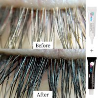 Kit de Tinte Coreano de Larga Duración para Cejas y Pestañas, Venta al por Mayor, Set de Tinte de Henna para Cejas y Pestañas de 15ml, Kit Profesional de Tinte para Cejas
