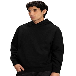 High Quality 100% Cotton <b>Fleece</b> Embroidered Pullover Hoodies Fashionable Solid <b>Pattern</b> Sweatshirts Men <b>Women</b> Winter Bulk - Product Image 3