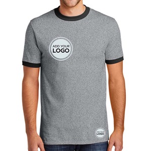 Camisetas Ringer Personalizadas con Impresión a Medida, Camiseta Ringer de Algodón Core - Product Image 1
