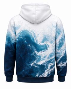 Men's Solid <b>Raglan</b> Sleeve Hooded Sweatshirt Regular Fit Casual Pullover Pocket Sublimation Print Breathable Quick Dry - Product Image 4