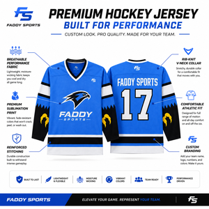 Camiseta de Hockey sobre Hielo Sublimada Personalizada, Uniforme de Entrenamiento Transpirable, Camiseta Deportiva Profesional de Secado Rápido, Equipo de Hockey al por Mayor - Product Image 5
