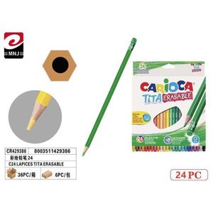 Matite colorate 24 colori per disegnare e colorare - Product Image 1