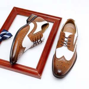 Zapatos de Vestir para Hombre Ghillie Borgues, Estilo Brogue Oxford, Color Block, Multicolor, de Cuero, para las Cuatro Estaciones, Accesorios de Moda - Product Image 4