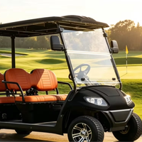 Carrito de Golf Utilitario de 4 Asientos A617.4, Vehículo Práctico para Carga Ligera