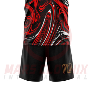 Fabricación profesional de conjuntos de camiseta y pantalones cortos de fútbol con MOQ bajo, uniforme de fútbol sublimado personalizado para venta en línea - Product Image 6