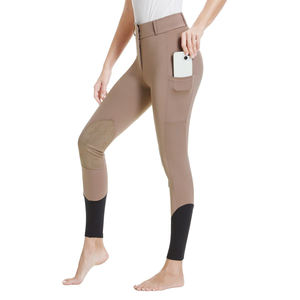 Pantalones Jodhpur y Breeches de Alta Calidad para Mujer con Parches en las Rodillas para Equitación Clásica y Eventos de Exhibición - Product Image 3
