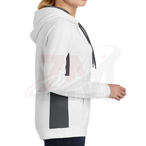 Sweat à capuche pour femme avec impression de logo personnalisé, vêtements d'hiver, couleur unie, produit tendance, sweats à capuche pour femme en MOQ faible, service OEM - Product Image 3