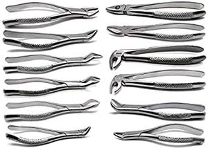 Ensemble de forceps d'extraction dentaire professionnels en acier inoxydable, instruments de chirurgie buccale pour l'extraction des dents, kit chirurgical dentaire complet - Product Image 5