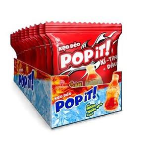 Bonbons Gommeux POPIT en Gros du Vietnam 26,6g – Saveur Fruitée Croquante et Acidulée, Sirop Sucré, Forme Cubique, Sachet Marron – OEM/ODM Disponibles - Product Image 2