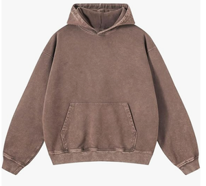 Sudadera con Capucha Unisex de Invierno, Estilo Vintage, Bordada, Lavada al Ácido, Streetwear, para Parejas, con Logotipo Personalizado, Corte Holgado - Product Image 5