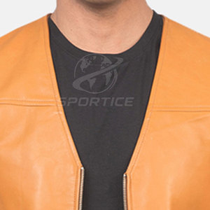 Gilet en cuir véritable pour homme, best-seller, hiver, décontracté, haute qualité, écologique, respirant, vêtement d'extérieur - Product Image 6