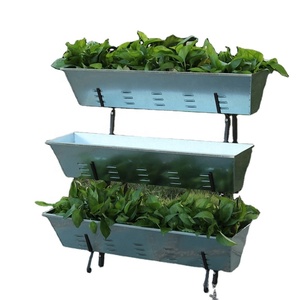 Alta calidad hecho a mano de gran tamaño al aire libre maceta de Metal jardín hogar guardería nuevo diseño piso precio al por mayor decoración al aire libre - Product Image 1