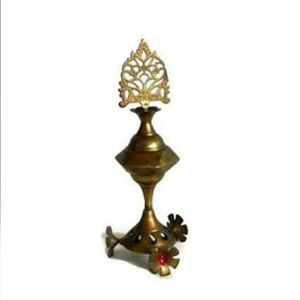 Luxurious green and gold enamelled surmedani <b>container</b> with intricate Islamic calligraphy and patterns, at wholesale prices. - Product Image 3