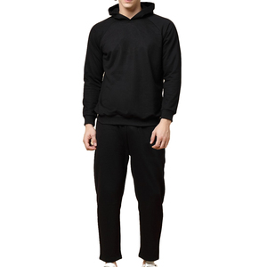 Ensemble de survêtement 2 pièces pour homme, ensemble de survêtement uni, jogging, pull décontracté, sweat à capuche, pantalon de survêtement - Product Image 1