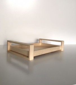 Bandeja de Servicio Moderna de Metal Negro Premium, Antiadherente y Ecológica, LE-F11102, Linea Exports Inc - Product Image 1