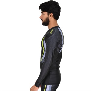 Muay Thai Camouflage Rash <b>Guard</b> Gear for BJJ MMA Jiu Jitsu Custom Sublimation Full Sleeve Rash <b>Guard</b> Men's T-Shirts - Product Image 3