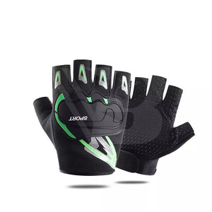 Gants de cyclisme unisexes pour vélos, motos et VTT - Design demi-doigts écologique et sûr, en polyester de haute qualité - Product Image 5