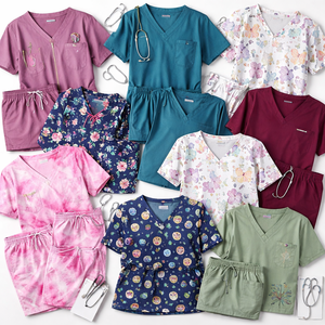 Conjuntos de Uniformes Médicos Unisex de Tallas Grandes Personalizados al por Mayor (Tejido de Poliéster) para Diversos Tipos de Cuerpo - Proveedor Directo de Fábrica - Product Image 5