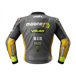 Men’s Cowhide Leather <b>Racing</b> <b>Jacket</b>/Chaqueta MotoCP Style CE Level 2 Armor Motorcycle Track Riding Protective Gear CE - Product Image 2