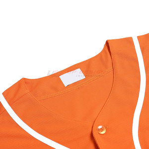 เสื้อเบสบอลแขนสั้นแบบสั่งทำใหม่ ผลิตในปากีสถาน บริการ OEM ดีไซน์ล่าสุด สวมใส่สบาย ผลิตจากโพลีเอสเตอร์ 100% - Product Image 3