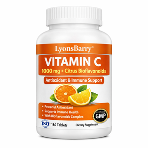 Vitamina C 1000 mg + Bioflavonoides Cítricos en Tabletas, Antioxidante y Refuerzo Inmunológico, Marca Privada OEM, GMP - Product Image 1