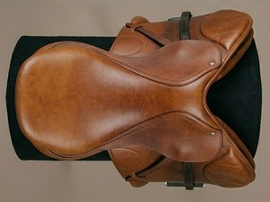 FAB International English Dressage Saddle Leather Fiber Tree Nickel-Plated Brass Hardware Brown Color Comfortable Customized - Product Image 6