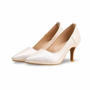 Beige WN7392 Zapatos de corte Pisos cómodos - Product Image 3