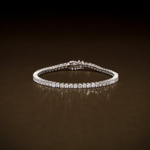Pulsera de tenis de lujo con 8 diamantes cultivados en laboratorio para mujer, certificada por IGI, oro de 14K, elegante regalo de joyería para bodas y fiestas - Product Image 5