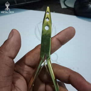 Hair Extension Pliers Metal Flat Teeth <b>Clamp</b> Tool for Install and Remove Keratin Extensions Professional Salon Uses Tools - Product Image 4