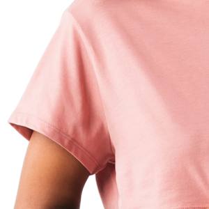 Camiseta de manga corta para mujer, elástica, de tela suave, para uso diario, ropa deportiva, ropa de gimnasio - Product Image 5