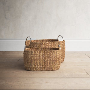 Woven Rattan <b>Storage</b> Home Decor Stylish <b>Wicker</b> Decorative <b>Basket</b> - Product Image 1