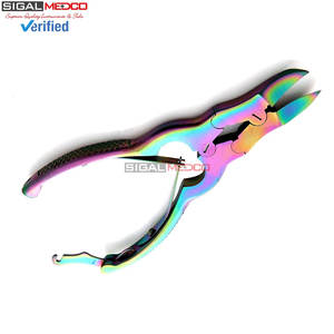 Cortauñas de Podología de Acero Inoxidable de 6 Pulgadas, Color Arcoíris, de Alta Resistencia, para Uñas Gruesas y Micóticas, Tipo Cantilever - Product Image 3