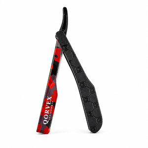 <b>Barber</b> Straight Razor Camo Red | <b>Blade</b> not included - Product Image 6
