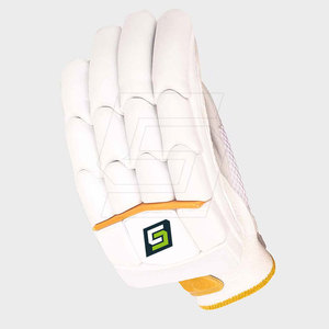 <b>Light</b> Weight Breathable PU Leather Cricket Batting Gloves <b>Hook</b> Loop Closure Professional Comfortable <b>Outdoor</b> Use Customizable - Product Image 4