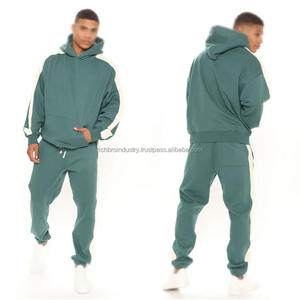 Pull-over personnalisé grande taille pour hommes, survêtement, pantalon de survêtement à capuche, jogging, ensemble Top Design, streetwear, logo imprimé, pull-over à capuche - Product Image 1