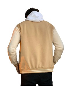 เสื้อแจ็คเก็ตวาร์ซิตี้สไตล์พรีเมียมสำหรับผู้ชาย รับผลิตโลโก้ตามสั่ง ขายส่งจำนวนมาก - Product Image 2