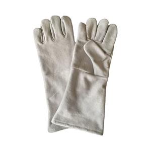 Gants de sécurité en cuir de vachette, résistants à la chaleur et au feu, pour travaux lourds et protection des mains, fabriqués au Pakistan - Product Image 1