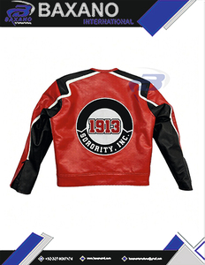 Delta | Sigma | Theta DST Quilted Womens PU Leather Patchwork Front Greek Sorority Motorcycle Style <b>Zip</b>-<b>Up</b> Streetwear <b>Jacket</b> - Product Image 5