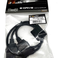 OBD2 One-to-Two Diagnostic Extension Cable 25CM OBDII Y Splitter J1962 16Pin Adapter Harness