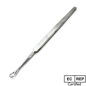 2026 Venta al por mayor Curetas de oído Chalazion con copa de 1.8mm Instrumentos quirúrgicos ORL Curetas de oído quirúrgicas tipo bucle - Product Image 2